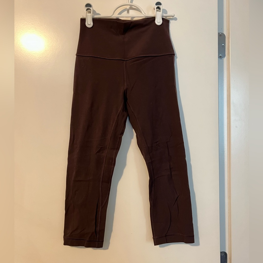 Lululemon brown align leggings in 23”